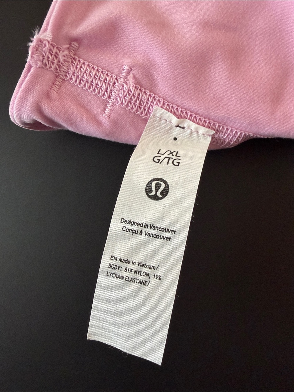 lululemon Light Pink Racerback Sports Bra Top - Picture 3 of 7